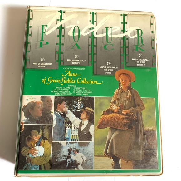 Anne of Green Gables 4 VHS Video Pack Collection Complete Box Set - Picture 1 of 10